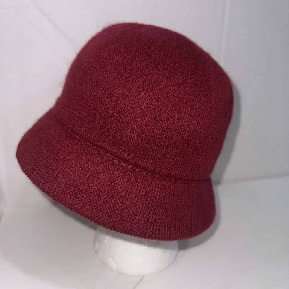 August Hat Company Red Floral Rose Cottage Garden Retro Whimsy‎ Bucket Hat